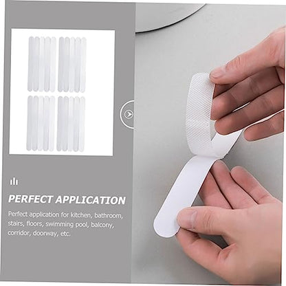 UKCOCO 4sets Non-Slip Sticker Bath Shower Mat Slip Strips Adhesive Bathroom Accessories