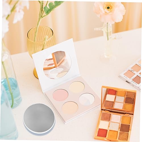 Outanaya 2pcs Unique Suction Cup Mirror Magnifying Lighted Makeup Vanity Mirror for Bathroom
