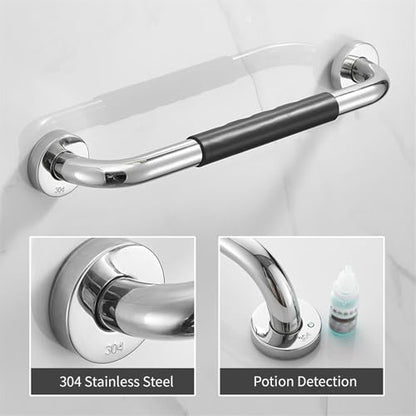 BRRNOO Suction Cups, Shower Heavy Duty Shower Handle Removable Bath Handrails Bathroom Grab Bar Grab Bars for Bathtubs and Showers for Seniors and Elderly, Bathroom Safety Grip (43cm)