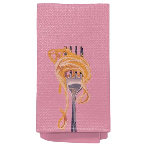 Gifts Gifts Pasta Lovers Kitchen Towels, Pasta Gifts Dish Tea Towels for Italian Kitchen, Spaghetti Food Lover Gift Decorative Hand Towels, 16x24 Inch - color: Pasta