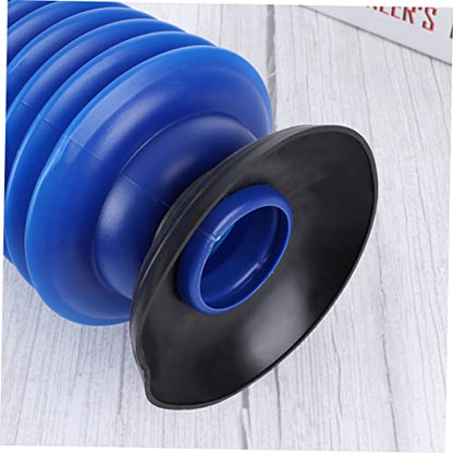 Cabilock Bathroom Plunger High Pressure Thrust Toilet Plunger Blue and Easy to Clean