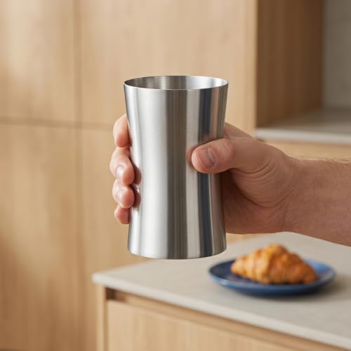 PRETYZOOM Toothbrush Cup Mouthwash Cup Food Grade Bathroom Tumbler for Toothbrushes Toothpaste Storage Smooth Edge Modern Design Home Travel Use 3.93 X 2.55 X 2.55 in