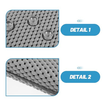 Suction Cup Bathtub Pillow - Bath Pillow with 8 Strong Suction Cups - Anti-Slip Head Support Spa Cushion for Bathtub, Hot Tub