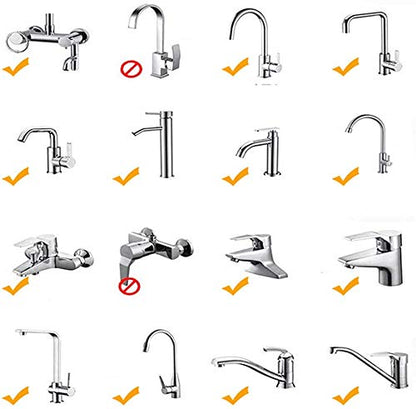 360° Rotate Swivel Water Saving Tap Aerator Diffuser Faucet Nozzle Filter Adapter, Dual Spray Stream, Fits M22 M24 Kitchen Sink & Utility Faucets
