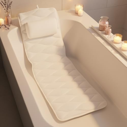Our Full Body Bath Pillow - Ideal Bathtub Accessory for Relaxing Bath Gifts for Women - size: Full Body Bath Pillow