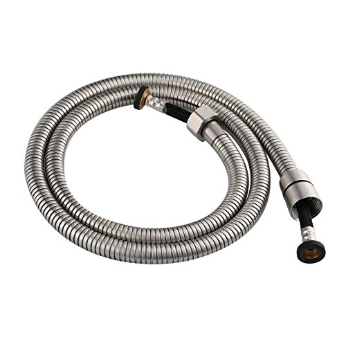 CIENCIA 118 Inch Stainless Steel Replacement Hose Shower Hose Extra Long Handheld Shower Hose 3m, FHA014C - color: nickle, size: 3meters