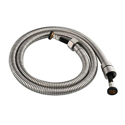 CIENCIA Shower Hose 78 Inches 6.5 ft Extra Long Stainless Steel Handheld Shower Hose Handshower Extension Replacement 2m, FHA014A - color: nickle, size: 2meters