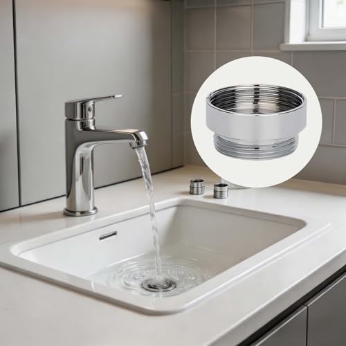 12 PCS Faucet Hose Adapter, Kitchen Faucet to Garden Hose Adapter With Plastic Box, Male to Female, Faucets Adapters for Garden Hoses for Kitchen and Bathroom - color: 12 Aerator