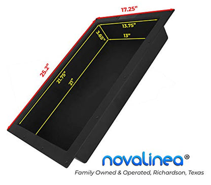 Large Single Shelf Recessed Shower Niche, Ready to Tile, 25" x 17" x 3.75" - size: 25" x 17" Single Shelf
