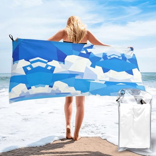 Abstract Sky Quick Dry Bath Towels - Super Soft Bath Towels for Home, Spa, Gym, Travel - color: Abstract Sky, size: 27.5"x55"
