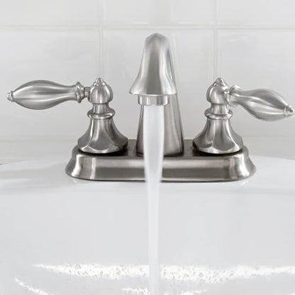 Niagara Conservation N3205NBN-PC-TU 1-Spray 0.5 GPM .94-in. Pressure-Compensating Needle-Spray Faucet Aerator Brushed Nickel, 6-Pack | Bathroom Sink and Kitchen Sink Aerator for Home Improvement - color: Brushed Nickel, style: 0.5 GPM (Needle)