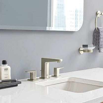 GROHE 20583EN0 Tallinn 8- Inch Widespread Two-Handle Bathroom Faucet, 1.2 GPM, Brushed Nickel - color: Brushed Nickel