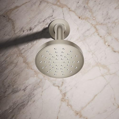 KOHLER K-33641-G-BN Elate® Single-Function Showerhead, 1.75 GPM, Powerful Flow Shower Head, Easy Maintenance, Sleek Design, Vibrant Brushed Nickel - color: Vibrant Brushed Nickel, size: 1.75 GPM
