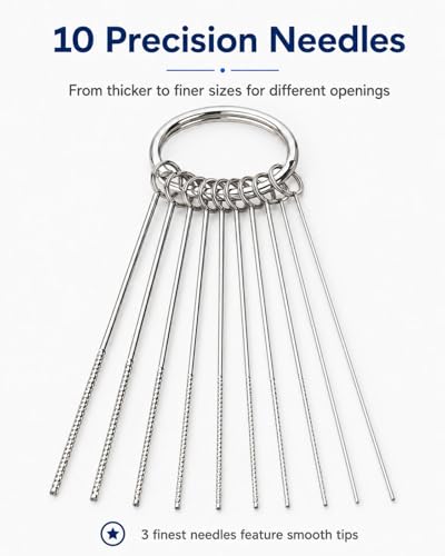 30 Pcs Shower Head Cleaning Brush Set Cleaner Picks - Small Hole Nozzle Unclogger, Anti-Clogging Shower Head Cleaner with Storage Boxes