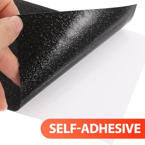 Anti-slip Stair Tread Tape Non-slip Adhesive Floor Protection Tape Waterproof Wear-resistant Black 10cm X 5m for Bathroom and Stair Safety