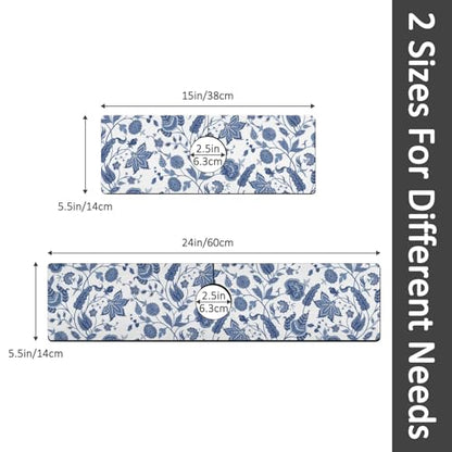 15" X 5.5" Kitchen Sink Splash Guard Faucet Mat Floral Super Absorbent Fast Drying Faucet Guard & Draining Mat Sink Splash Guard Behind Faucet for Kitchen, Bathroom - size: 15" x 5.5"