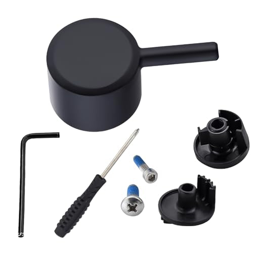 Replacement for 100657 Moen Tub/Shower Lever Handle, Compatible with Moen PosiTemp Valve Systems and Trol Valve, Single Handle Faucets for Adjust Water Volume and Temperature, Matte Black