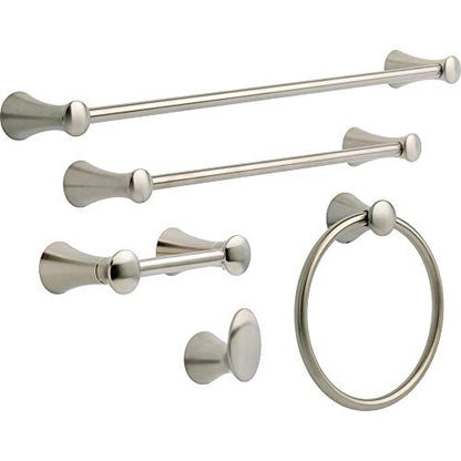 Delta Lahara (1-Pack) 16 x 1.25 Inch Shower Grab Bar Seniors ADA Compliant Bright Stainless Steel 450 lb Capacity Bathroom Safety Handle for Shower, Bathtub, Grip DF59816-BS1-XX