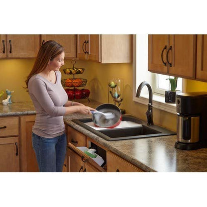 Rev-A-Shelf 14" Tip-Out Plastic Sink Trays for Kitchen and Bathroom Base Cabinet, Pull Out Vanity Shelf Home Organizer, White, 6572-14-11-52 - size: 14" W