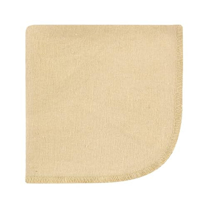 Hudson Baby Unisex Baby Flannel Cotton Poly Washcloths, Brown Bear 12 Pack, One Size - color: Brown Bear 12 Pack