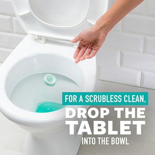 Scotch-Brite Scrub & Drop Toilet Cleaning System Refills, Dissolvable Toilet Bowl Cleaner Scrub Pad Tablets, 6 Disposable Refills - size: 1 Count (Pack of 6), style: 6 Dissolvable Tablet Refills