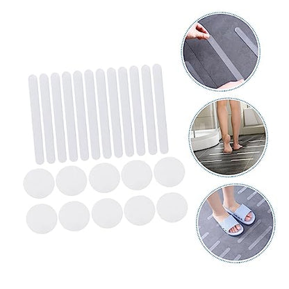 22pcs Slip Bathroom Accessories Non-Slip Tape Double Stick Adhesive Strips
