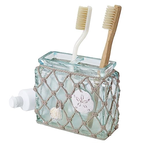 Avanti Linens - Toothbrush Holder, Coastal Home Decor, Seaglass - size: Toothbrush Holder