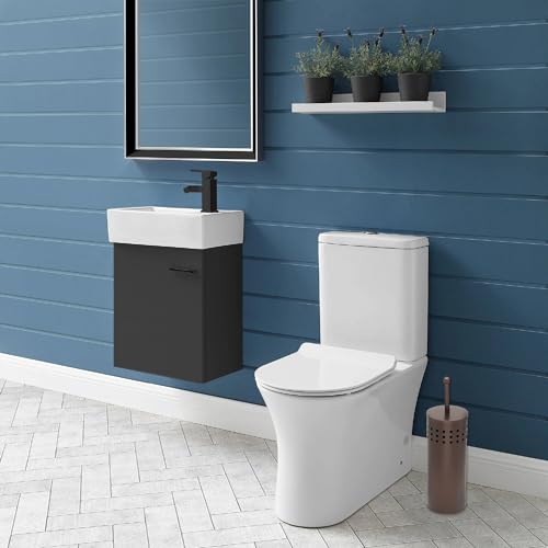 Steel Toilet Plunger & Holder (Bronze), By Home Basics | Bathroom Apartment Essentials | Toilet Plunger Hideaway | Bathroom Plunger, Toilet Plungers For Bathroom