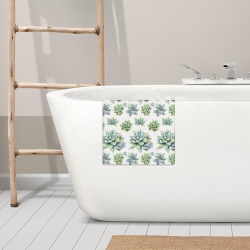 Sage Green Succulent Plant Hand Towels for Bathroom Kitchen, Green Botanical Kitchen Dish Towels, Plant Lovers Mom Lady Gardening Gifts for Women, 16x24 Inches - color: Floral-b