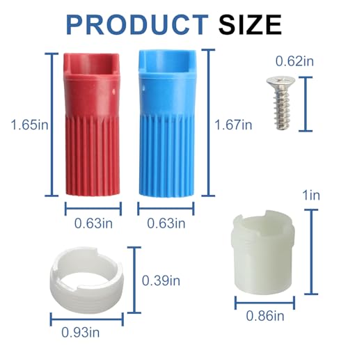 Upgrade 97479 Stem Extension Kit for Moen Monticello Series Widespread Bathroom Sink Faucet replacement parts for Moen 1222 1224