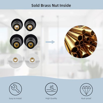 Hibbent Bidet Attachment for Toilet, Non-Electric Dual Nozzle for Frontal & Rear Wash with Universal Toilet Seats Screws and Bolts Metal