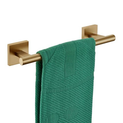 KOKOSIRI Towel Rack for Bathroom Wall Mount 9-Inch Hand Towel Ring Holders Champagne Bronze Bathroom Organization and Storage Stainless Steel, B4005CPG-L9 - color: Champagne Bronze