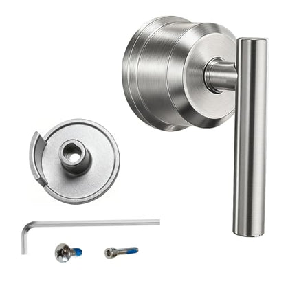 All Metal Replacement for Moen Tub/Shower Lever Handle, Compatible with Moen Shower Handle and for Cartridge,Single Handle Faucets for Adjust Water Volume and Temperature,Retro Brushed Nickel - color: Retro Brushed Nickel