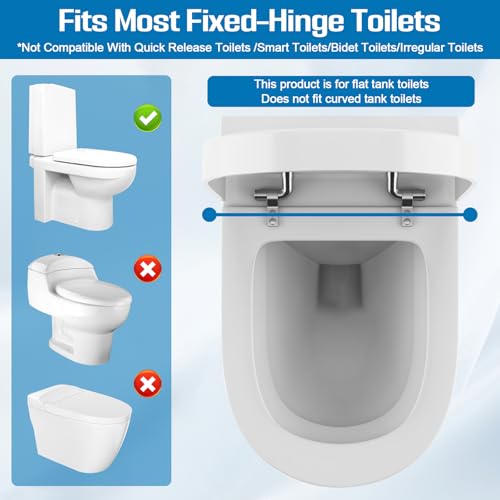 Toilet Safety Rails for Seniors (396 lbs), Adjustable Toilet Handle, Easy Installation and Frame with Arms for The Elderly and Disabled, Pregnant Women or Mobility Issues