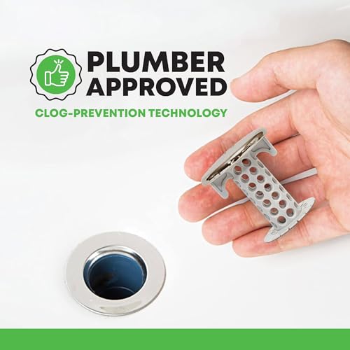 SinkShroom Revolutionary Bathroom Sink Drain Protector Hair Catcher, Strainer, Snare, Nickel Edition - color: Sinkshroom Nickel Edition
