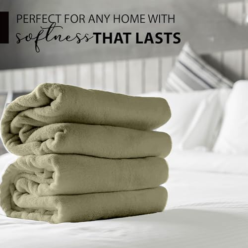 KAHAF COLLECTION 100% Cotton Bath Towels, 24x48 Pack of 6 Towels, Quick Dry, Highly Absorbent, Soft Feel Towel, Gym, Spa, Bathroom, Shower, Pool, Luxury Soft Towels (Olive Green, 24x48-6 Pack) - color: Olive Green, size: 24x48 - 6 PACK