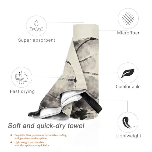 Ink Basketball Quick Dry Bath Towels - Super Soft Bath Towels for Home, Spa, Gym, Travel - color: Ink Basketball, size: 31.5"x63"