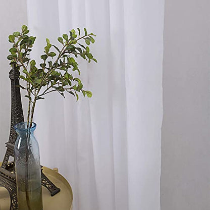 Waterproof Fabric Shower Curtain or Liner Machine Washable & Breathable White72x84inch (Standard Size) 1 Panel - color: White 1pc
