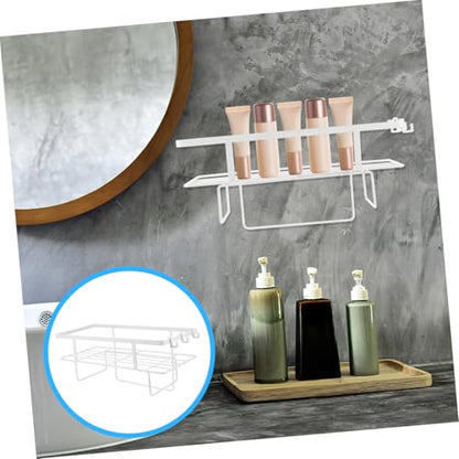 Luxshiny Over Toilet Bathroom Storage Rack Heavy Duty Organizer Shelf for Efficient Space Utilization Multi Functional Design for Use Easy Installation Finish