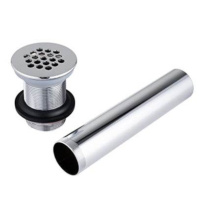 Grid Drain Strainer Assembly Without Overflow for Bathroom Sink, C.O. Plug Grid Lavatory Drain, Bathroom Sink Grid Strainer by Artiwell, Chrome Plated - color: Chrome Plated, style: Without Overflow