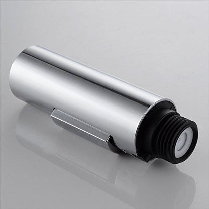 7Trees Pull Down Spray Head for Kitchen Faucet, 2-Function Bathroom Faucet Replacement Head, Water Nozzle, 1.8 GPM G1/2 Pull-Out Spray Nozzle, 0.8inch Connector (Chrome Polished) - color: Chrome Polished