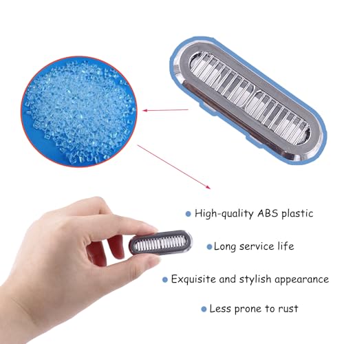 4 Pack Bathroom Sink Cover,Sink Overflow Ring,Chrome Overflow Cover Rings Hole Insert in Cap Hollow Ring for Hole Diameter Replacement Ceramic Pots for Home,Sink,Bathroom,Kitchen - color: Lattices