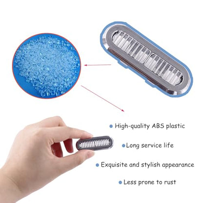 4 Pack Bathroom Sink Cover,Sink Overflow Ring,Chrome Overflow Cover Rings Hole Insert in Cap Hollow Ring for Hole Diameter Replacement Ceramic Pots for Home,Sink,Bathroom,Kitchen - color: Lattices