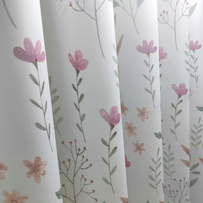 Plastic Shower Liner - Premium EVA 6G Thickened Shower Curtain Liner with Rustproof Grommets and 3 Weighted Magnets, Waterproof Shower Curtain for Bathroom(Bouquet, 72”*72”) - color: Bouquet, size: 72”*72”