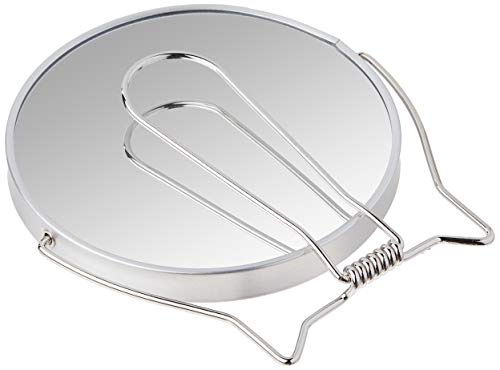 Goody Two-Sided Makeup Mirror with Stand - 1X and 3X Dual Sided Magnification - Lightweight & Portable Table Top Magnifying Vanity Mirror - size: 7.1"L x 5.1"W (Pack of 1), style: 2-Sided Mirror