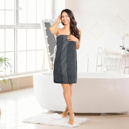 Utopia Towels 4 Pack Bath Towels Set, 27 by 54 Inches, 100% Ring Spun Cotton, Quick Dry, Highly Absorbent, Soft Feel Towels, Perfect for Daily Use, Grey | Soft Luxurious Ring Spun Cotton Bath Towels - Lightweight, Highly Absorbent, Quick-Drying, Ideal for