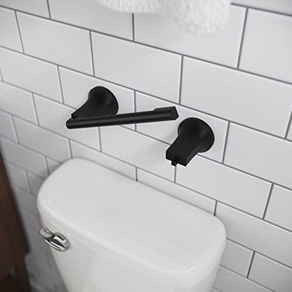Pfister BPHPFM0B Pfirst Modern Toilet Paper Holder, Matte Black (Pack of 3) - color: Matte Black, size: 3 Pack