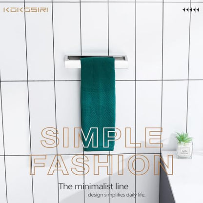 KOKOSIRI Towel Ring Chrome Hand Towel Bar Rack 9-Inch Kitchen Holder Polished Stainless Steel for Bathroom Hardware Wall Mounted, 1 Pack B4008CH-L9 - color: Polished Chrome, size: 1 Pack