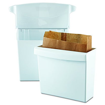Rubbermaid Commercial Products Wall-Mounted Sanitary Napkin Receptacle Rigid Liner Easy to Clean Durable Space Saving for Restrooms in Restaurants/Hotels/Schools/Airports/Offices - style: Receptacle