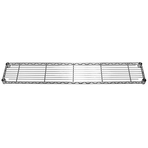 Shelving Inc. 8" d x 48" w Chrome Wire Shelving with 3 Tier Shelves | Weight Capacity 800lbs Per Shelf, Durable Kitchen and Garage Storage Shelves, Adjustable Shelf Organizer Storage Rack - size: 8" d x 48" w x 34" h